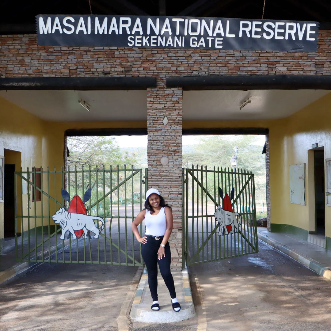 THE MASAI MARA National Reserve in kenya gate